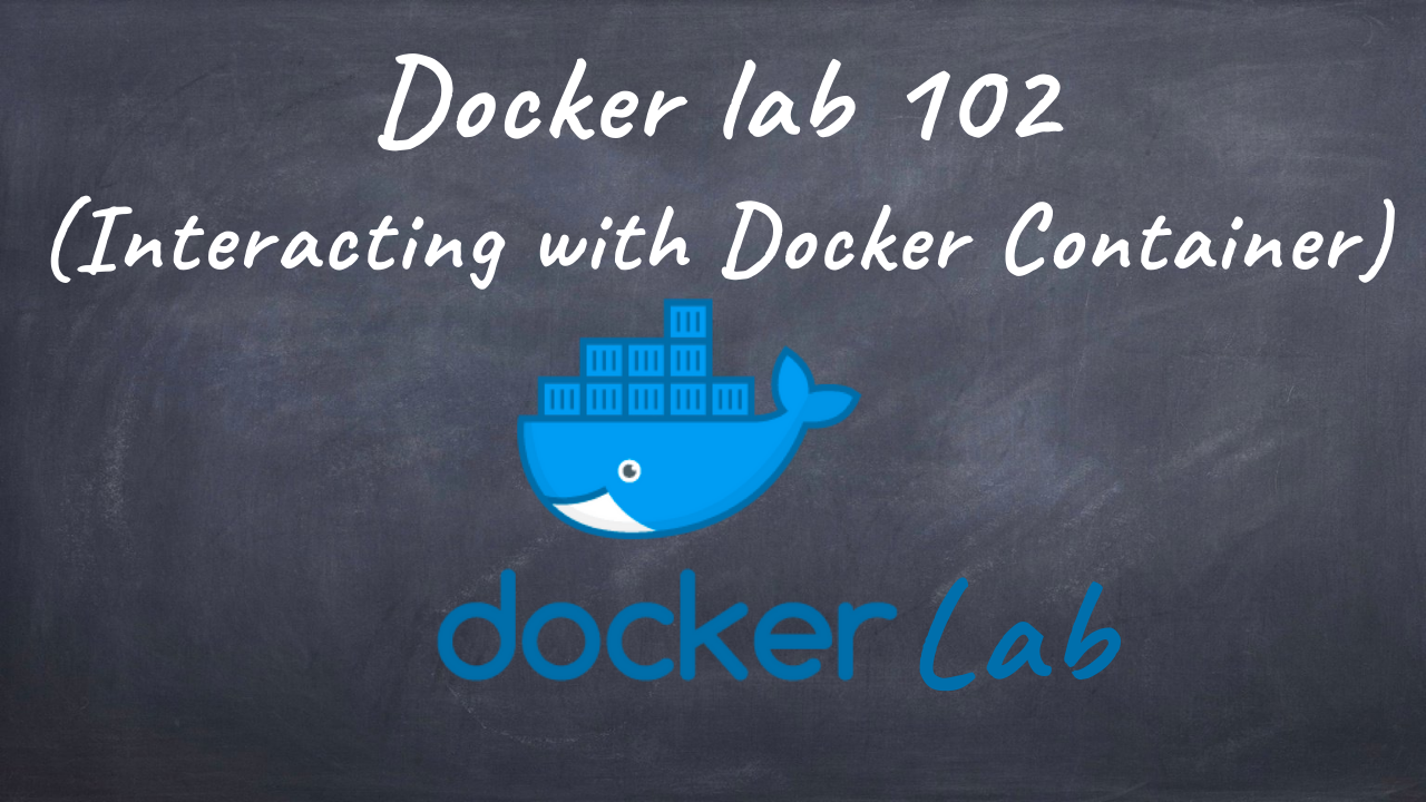 Dockerlab 102  Interacting with Docker Container