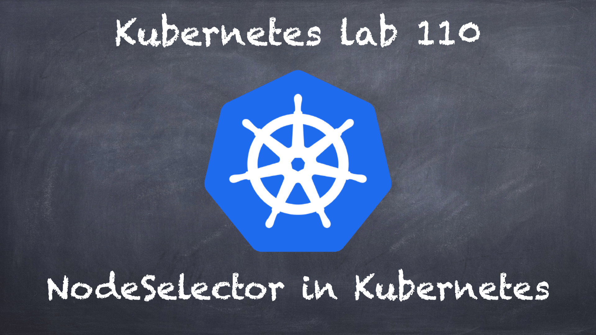 Kubernetes 110 lab 